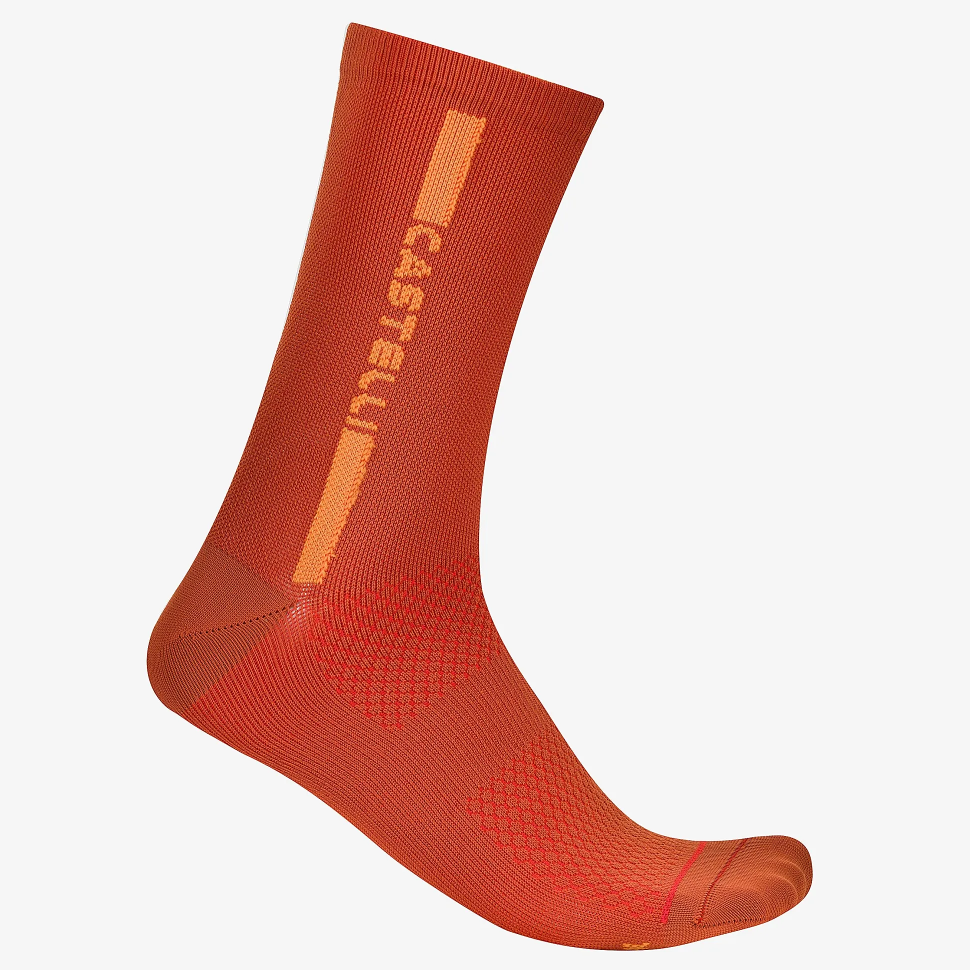 Calze Castelli Linea Logo 15 - Arancio