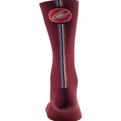 Calze Castelli Racing Stripe 18 - Bordeaux