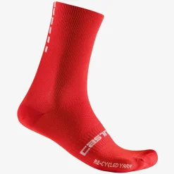 Calze Castelli Re-cycle Thermal 18 - Rosso