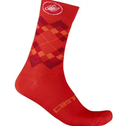 Calze Castelli Rombo 18 - Rosso