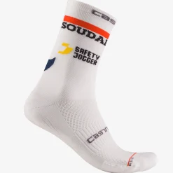 Calze Castelli Soudal Quick-Step 2025 Rosso Corsa Pro 18
