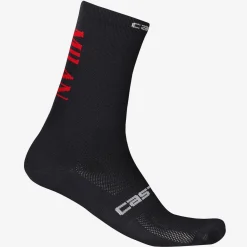 Calze Castelli x AC Milan Rosso Corsa Pro 18 - Nero