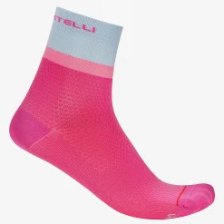 Calze donna Castelli Tonal Logo 12 - Rosa