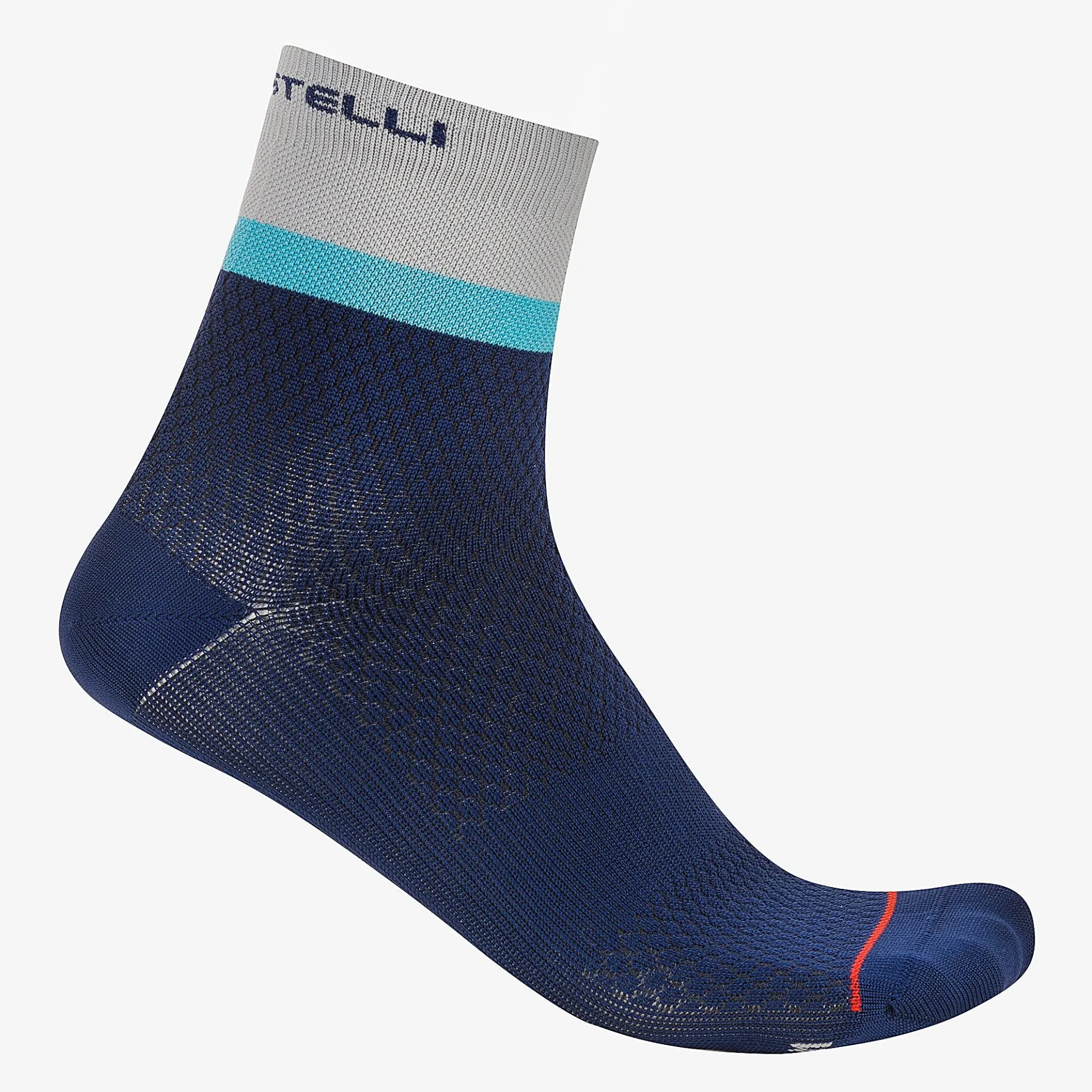 Calze donna Castelli Tonal Logo 12 - Blu