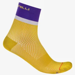 Calze donna Castelli Tonal Logo 12 - Giallo
