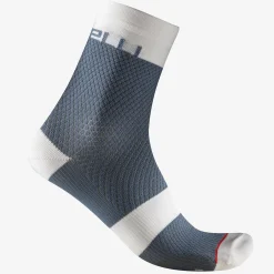 Calze donna Castelli Velocissima 12 - Blu bianco