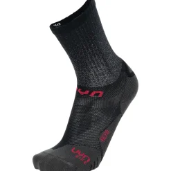 Calze donna UYN Cycling Aero - Nero rosa