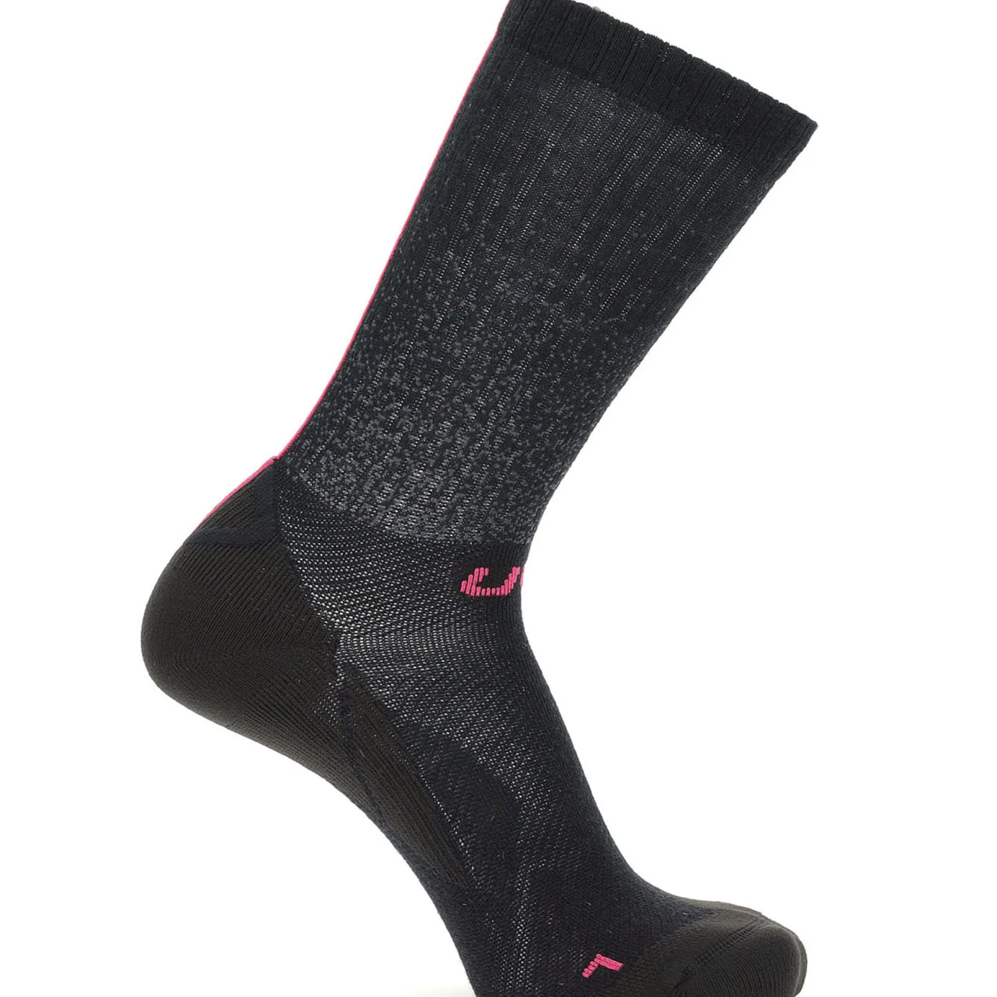 Calze donna UYN Cycling Aero Winter - Nero rosa