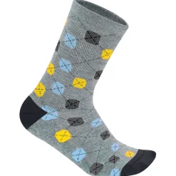 Calze Dotout Dots - Grigio Giallo Blu