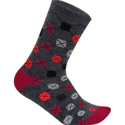 Calze Dotout Dots - Grigio Rosso