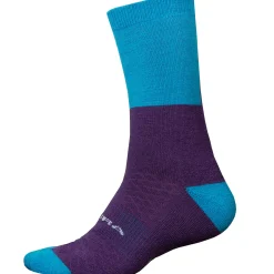 Calze Endura Baabaa Merino Winter - Blu viola