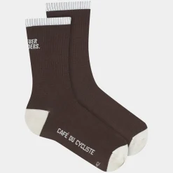 Calze invernali Cafe du Cycliste Motto - Marrone