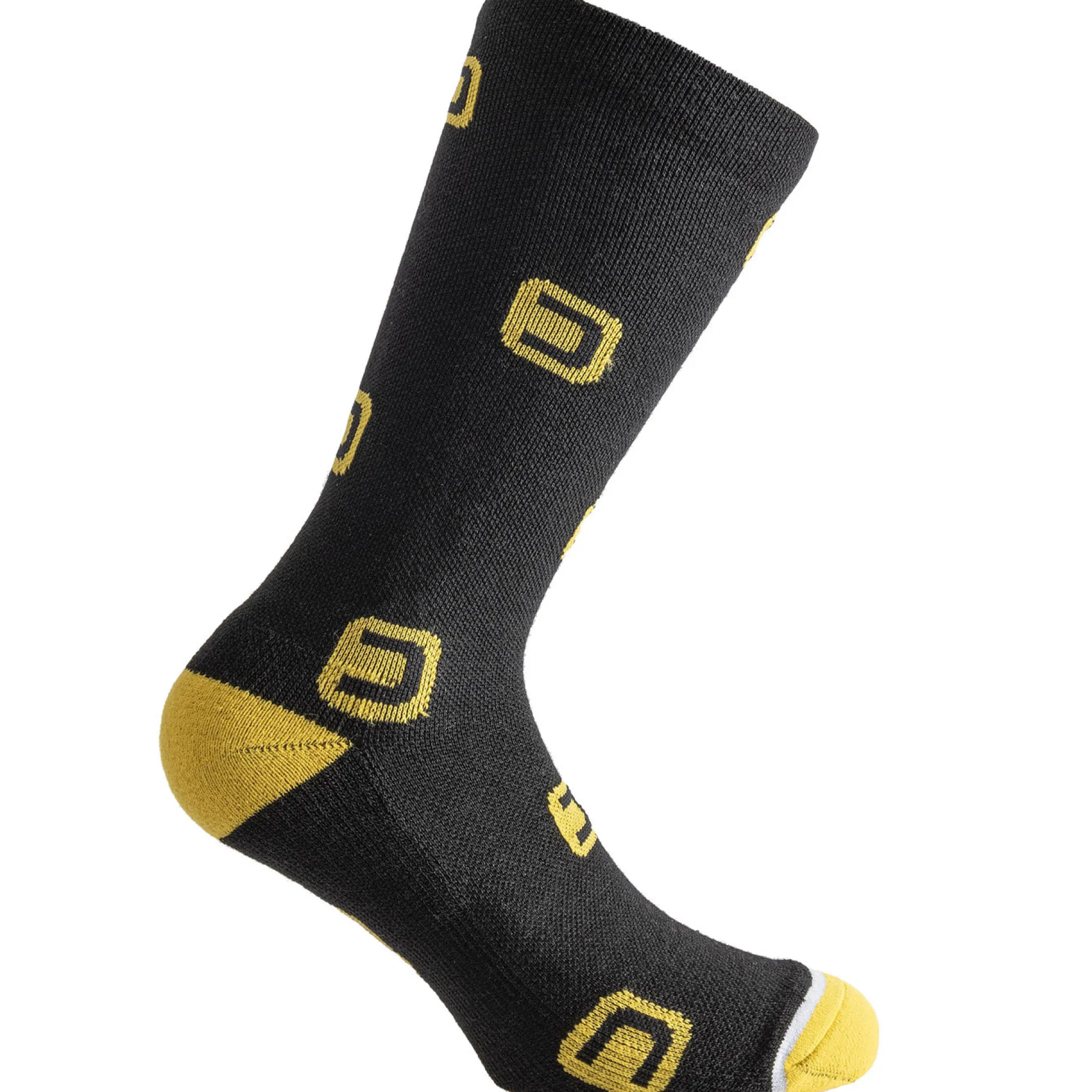 Calze invernali Dotout Square - Nero giallo