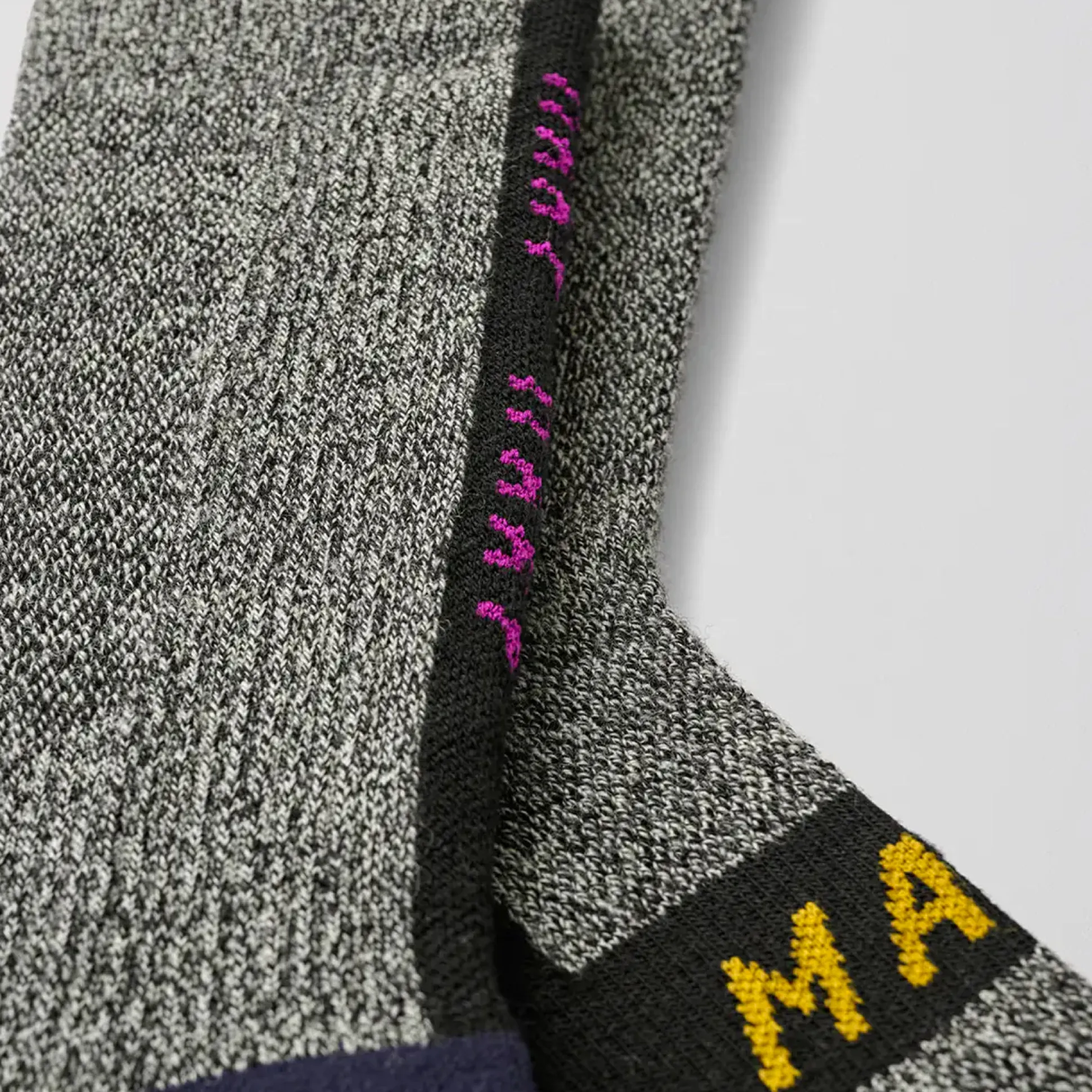 Calze Maap Alt_Road Merino Space Dye - Nero