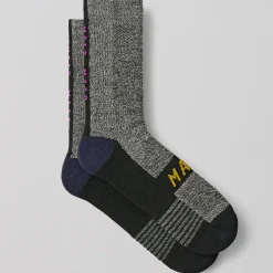 Calze Maap Alt_Road Merino Space Dye - Nero