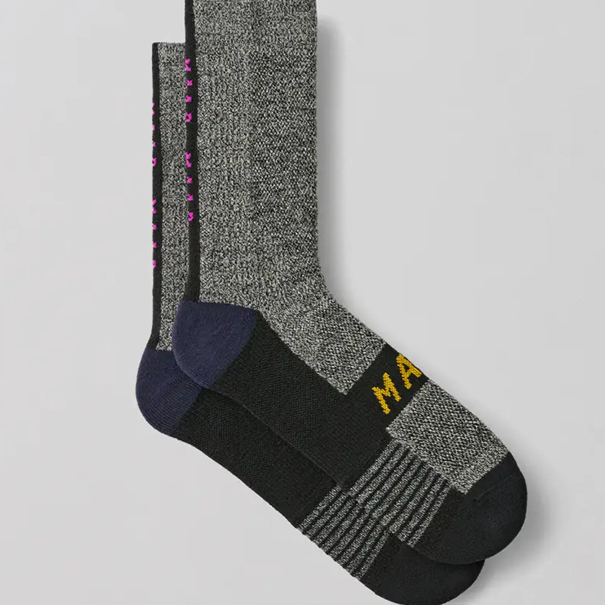 Calze Maap Alt_Road Merino Space Dye - Nero