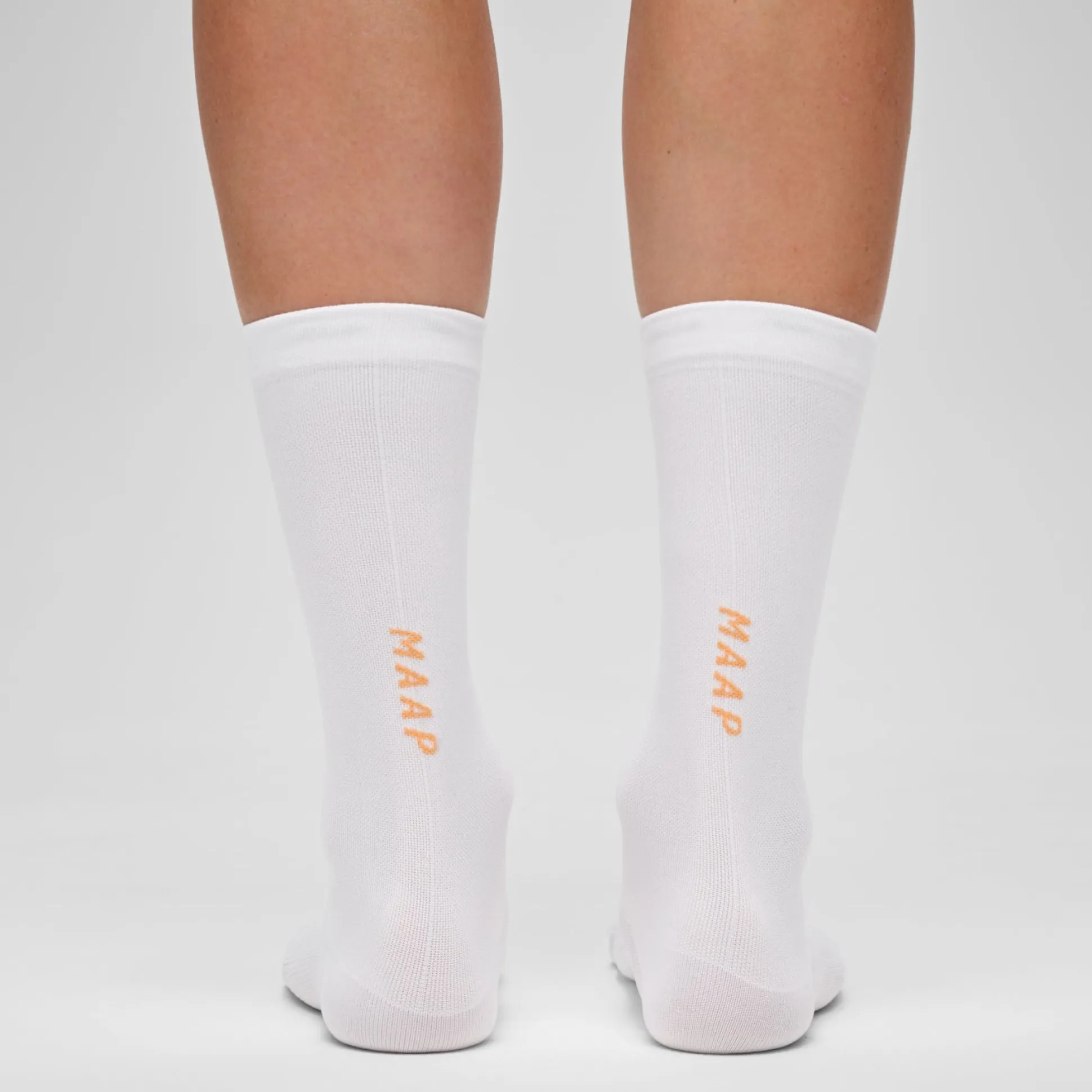 Calze Maap Team Long - Bianco arancio