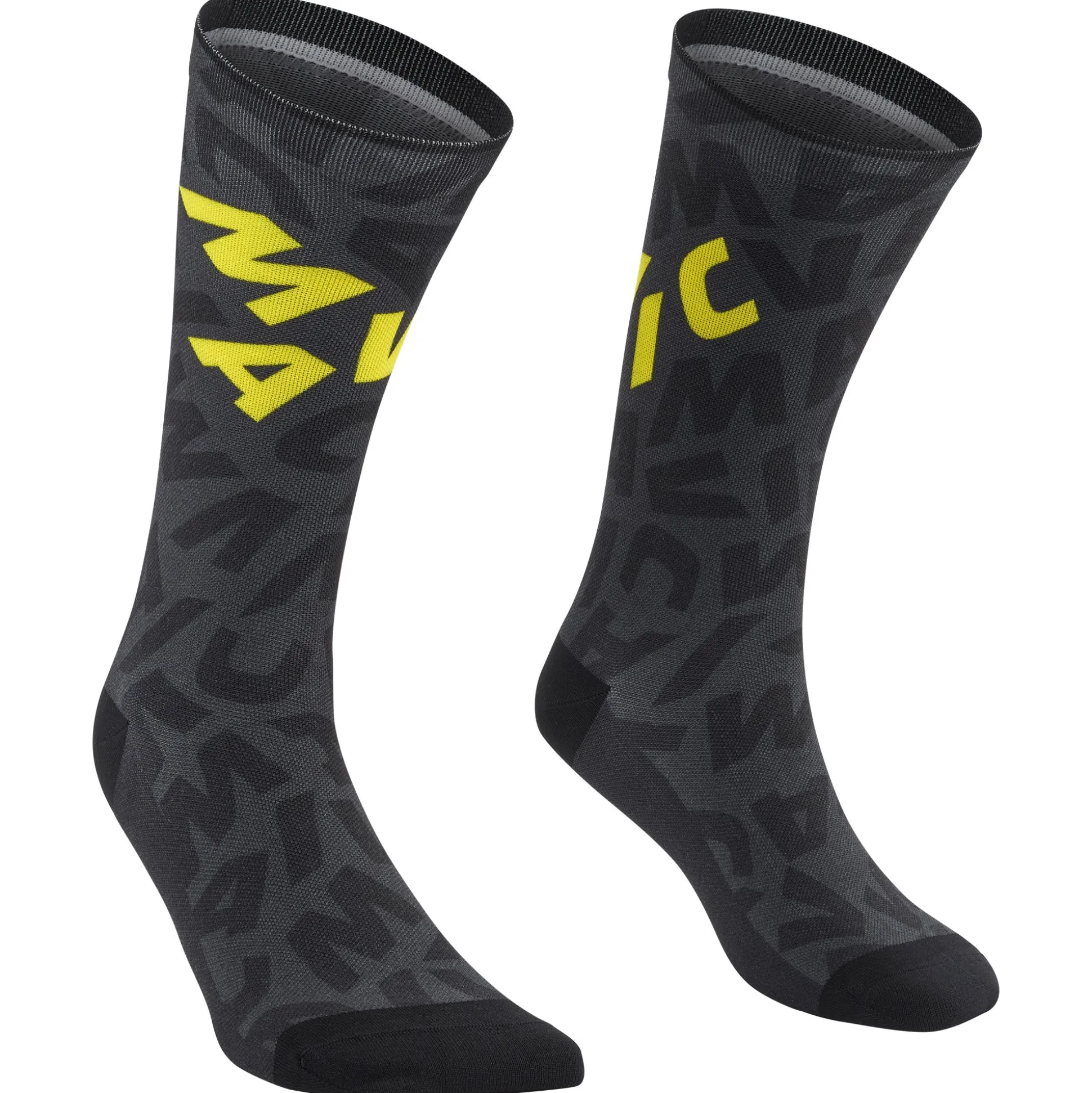 Calze Mavic Aksium Graphic - Nero giallo