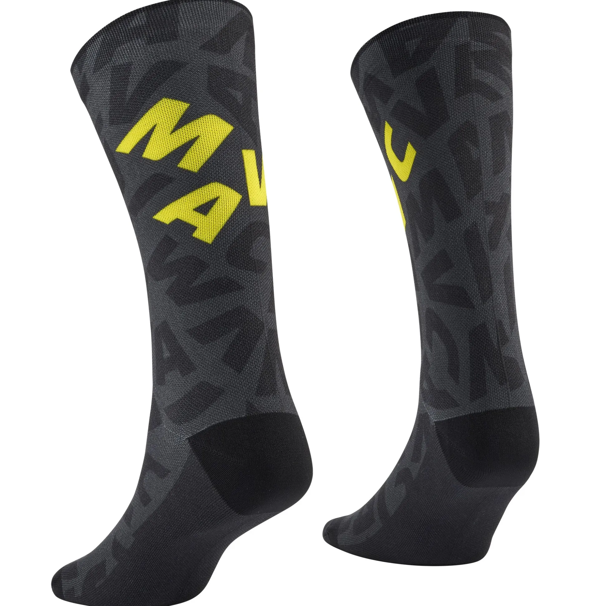 Calze Mavic Aksium Graphic - Nero giallo