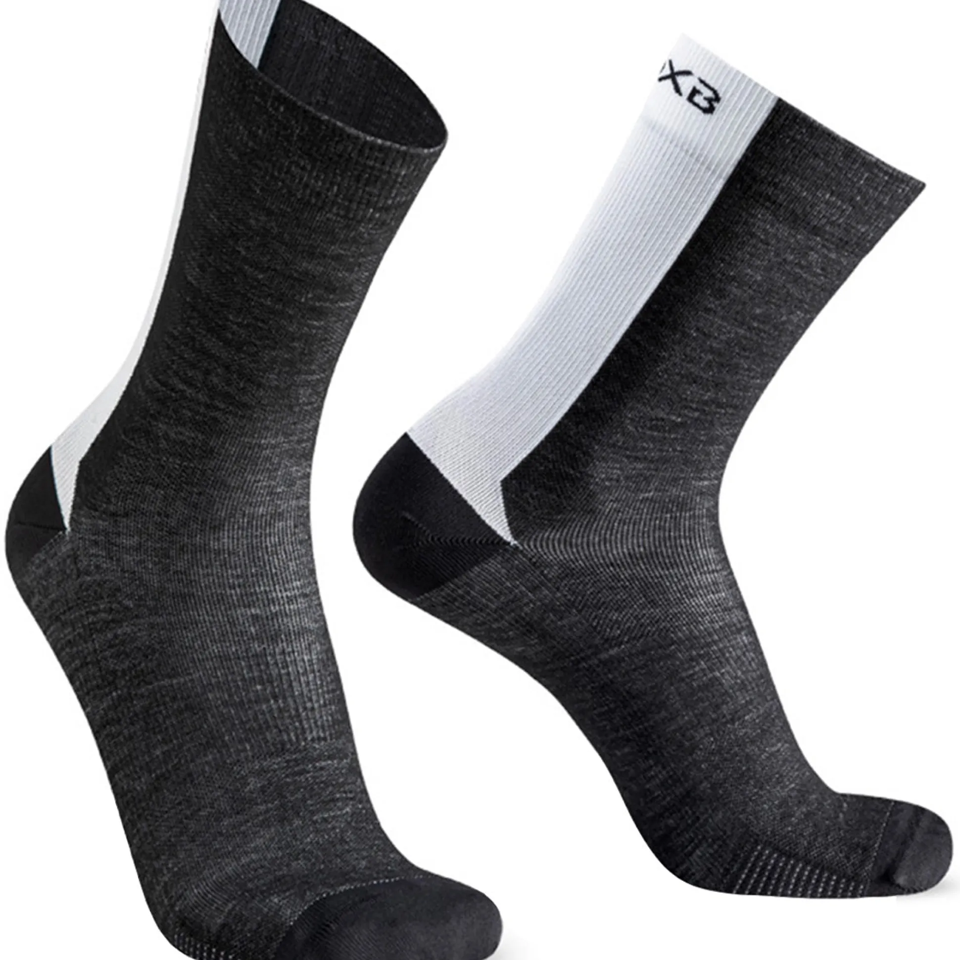 Calze Oxyburn 1613 Thermo sprint - Nero bianco