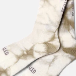 Calze Pedaled Element Tie Dye - Bianco