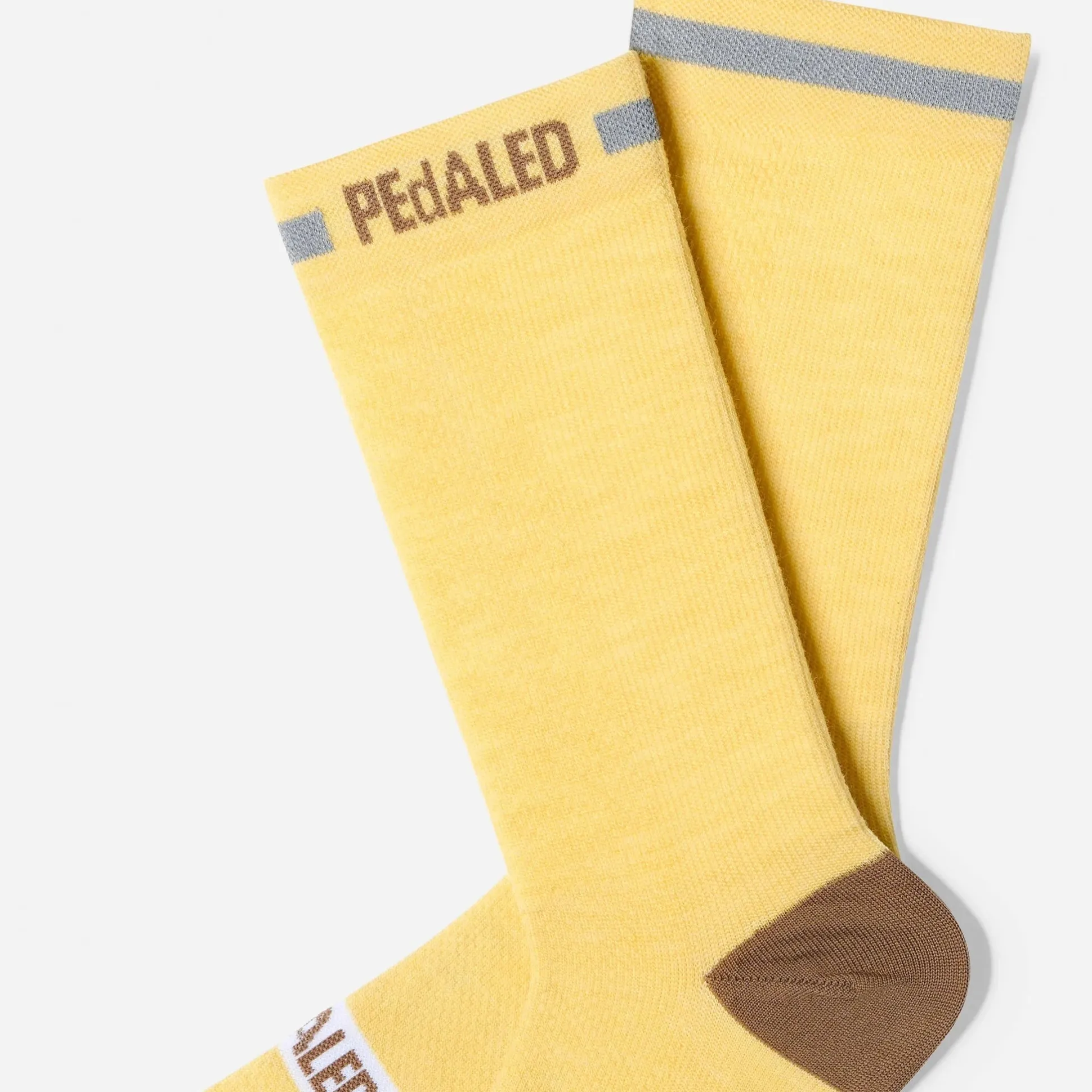 Calze Pedaled Odyssey Merino Reflective - Giallo