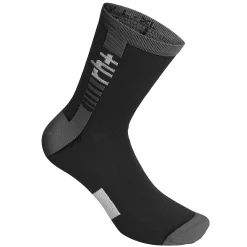 Calze Rh+ Logo Merino 15 - Nero grigio