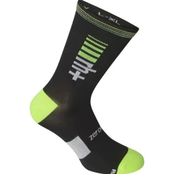 Calze Rh+ Logo 20 - Nero giallo