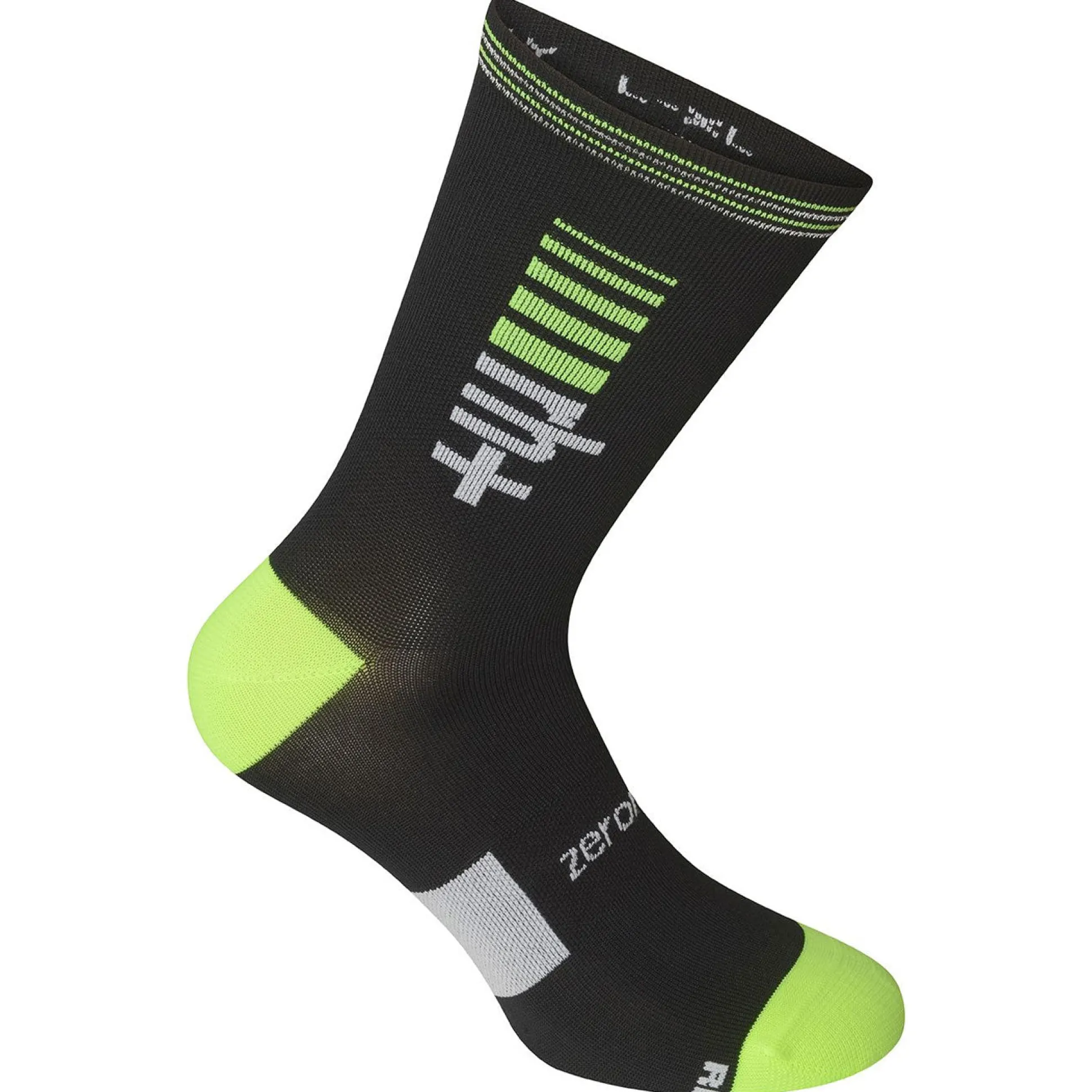 Calze Rh+ Logo 20 - Nero giallo