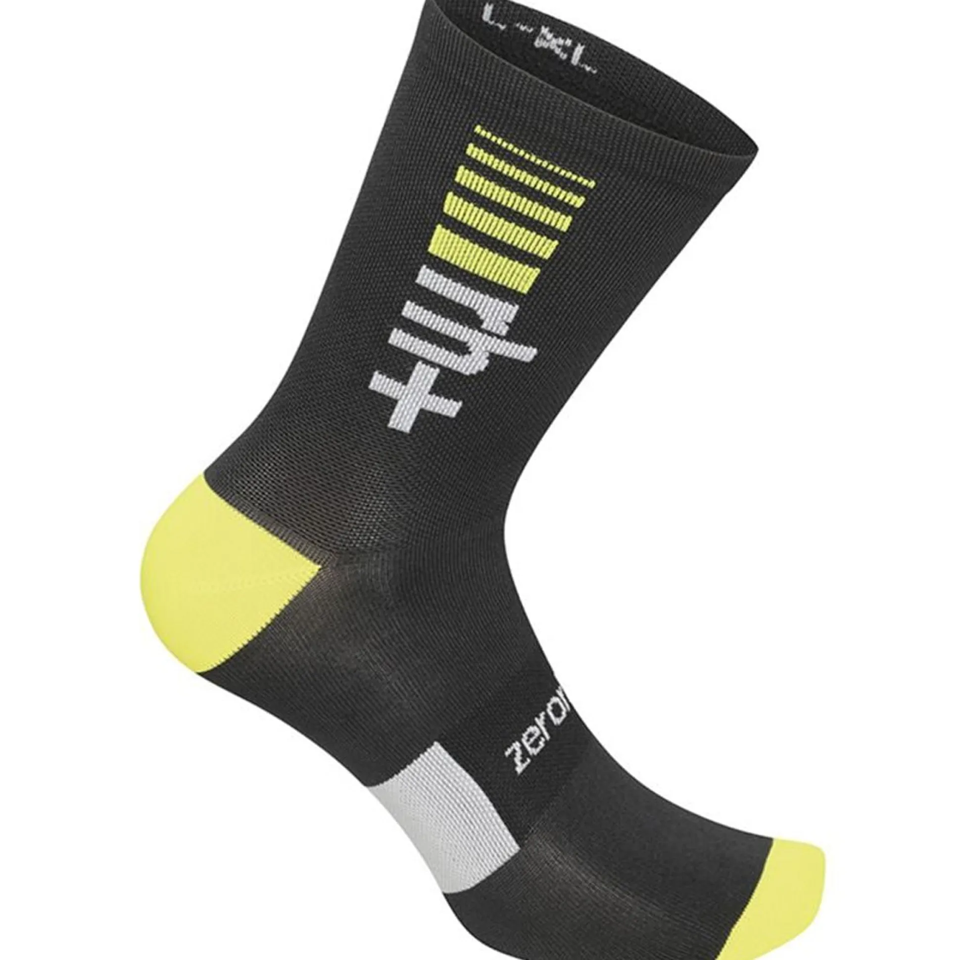 Calze Rh+ Logo 15 - Nero giallo