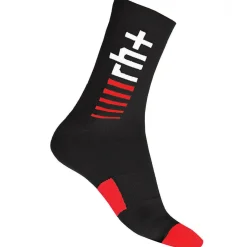 Calze Rh+ Logo thermolite 15 - Nero rosso