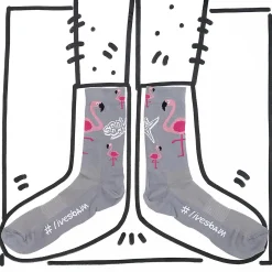 Calze Slopline Sbam - Flamingo