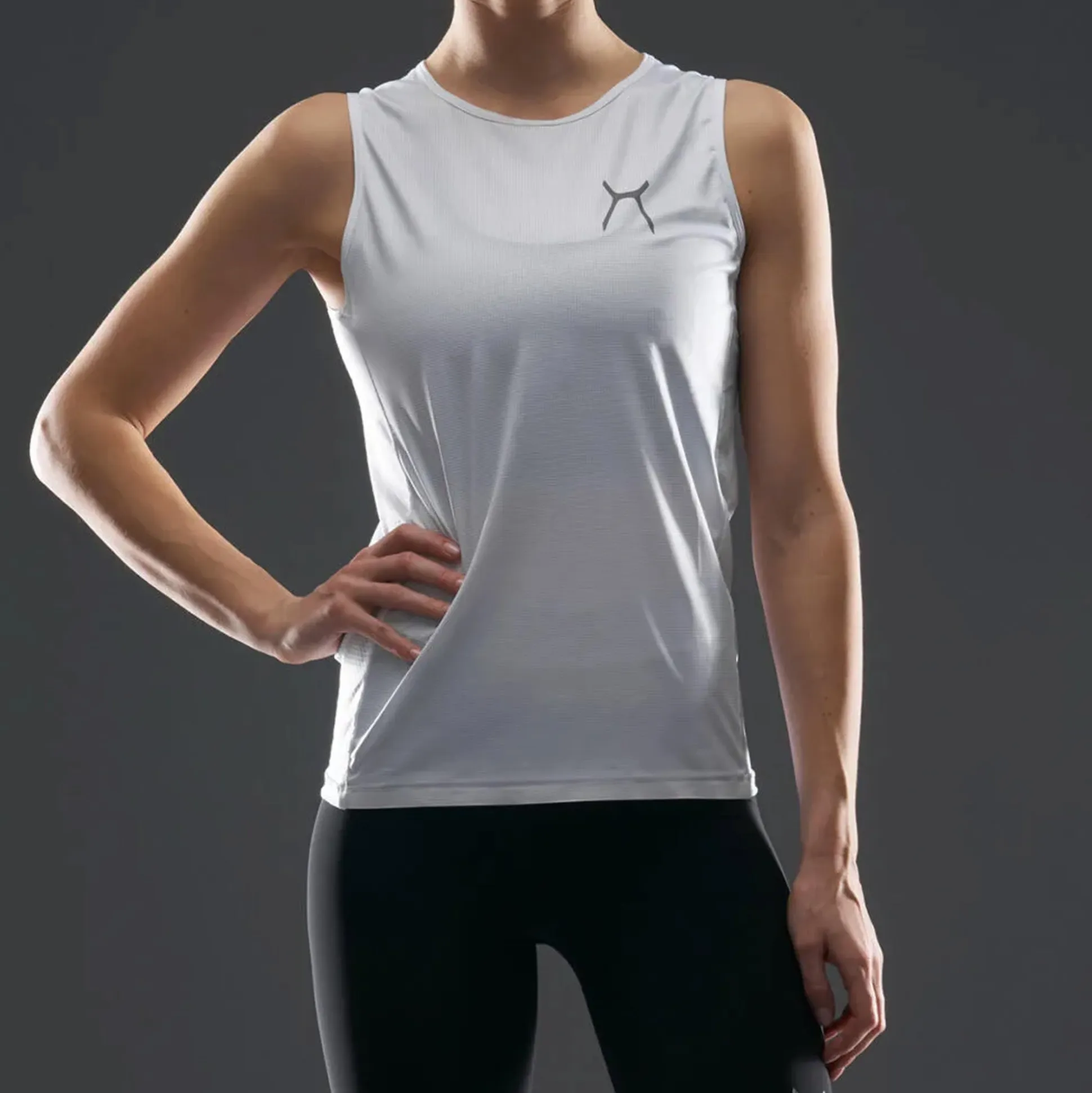 Canotta running Donna Hardskin Formulae - Bianco