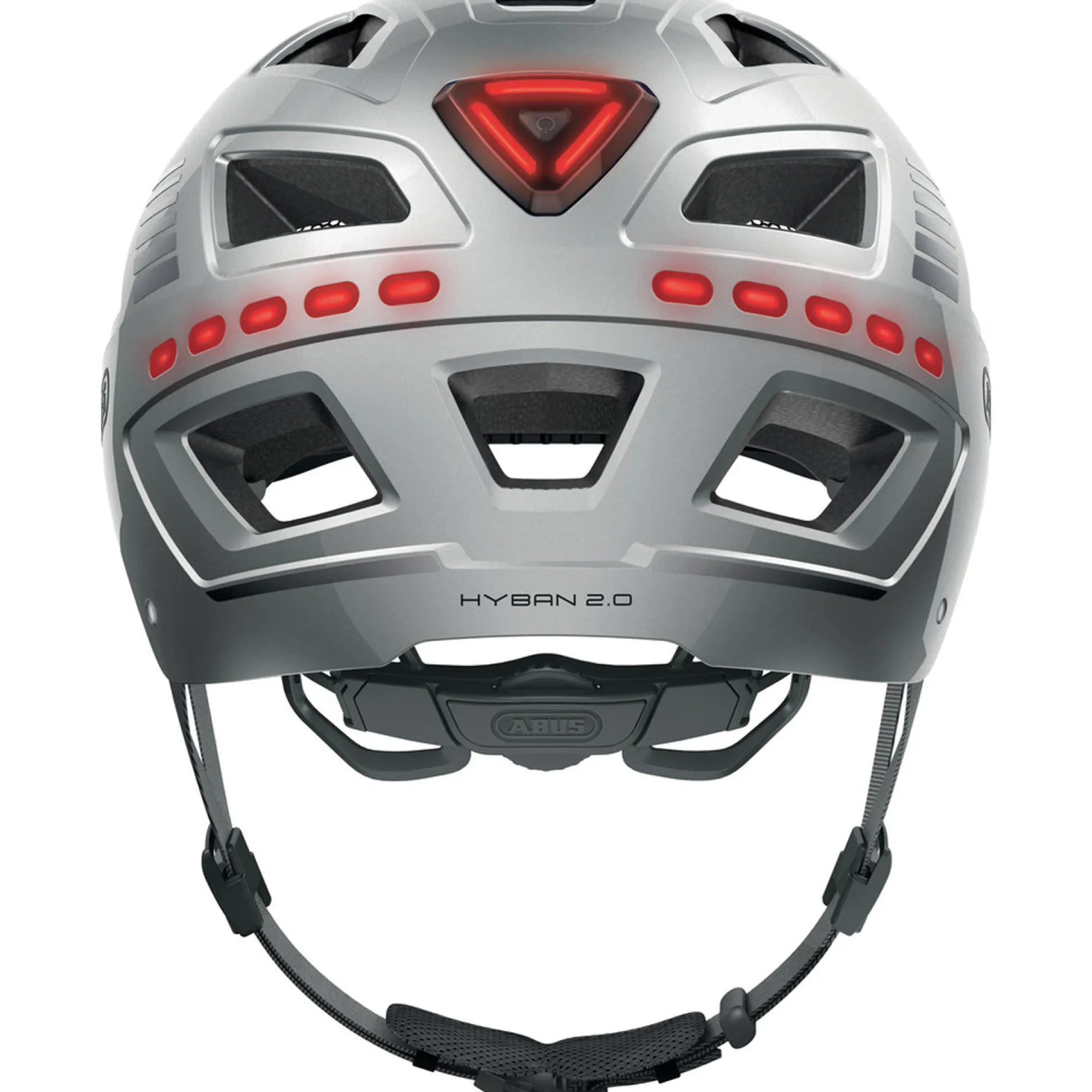 Casco Abus Hyban 2.0 Led - Argento
