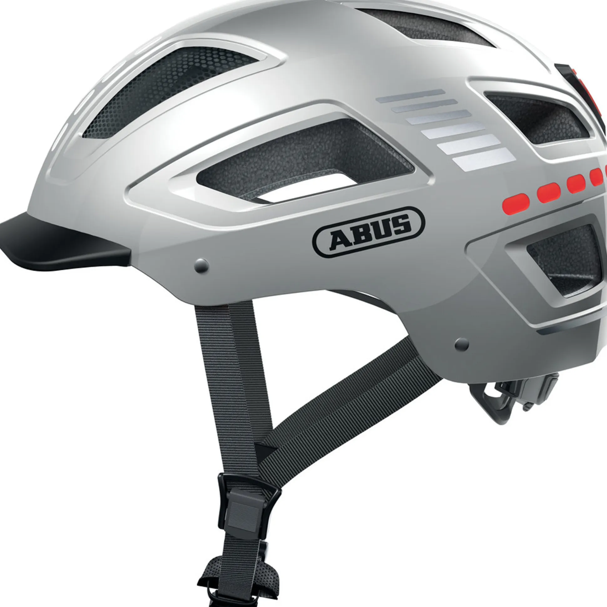 Casco Abus Hyban 2.0 Led - Argento