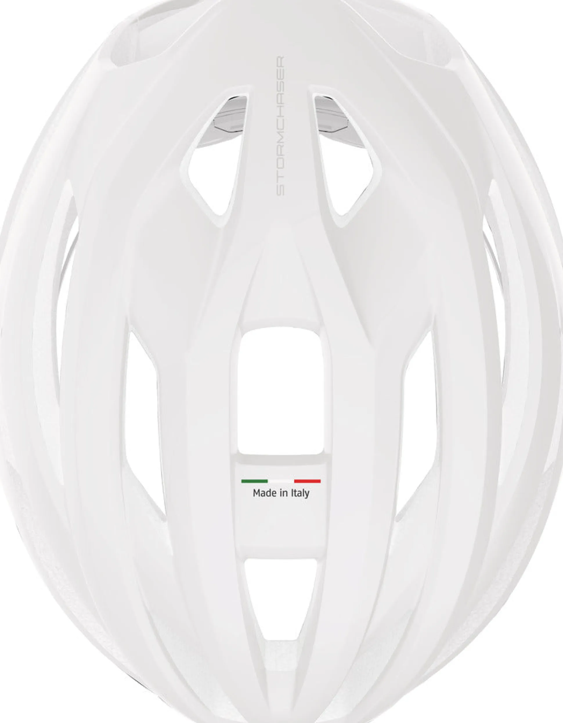 Casco Abus Stormchaser Ace - Pure white