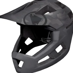 Casco bambino Endura Singletrack Full Face - Grigio camo