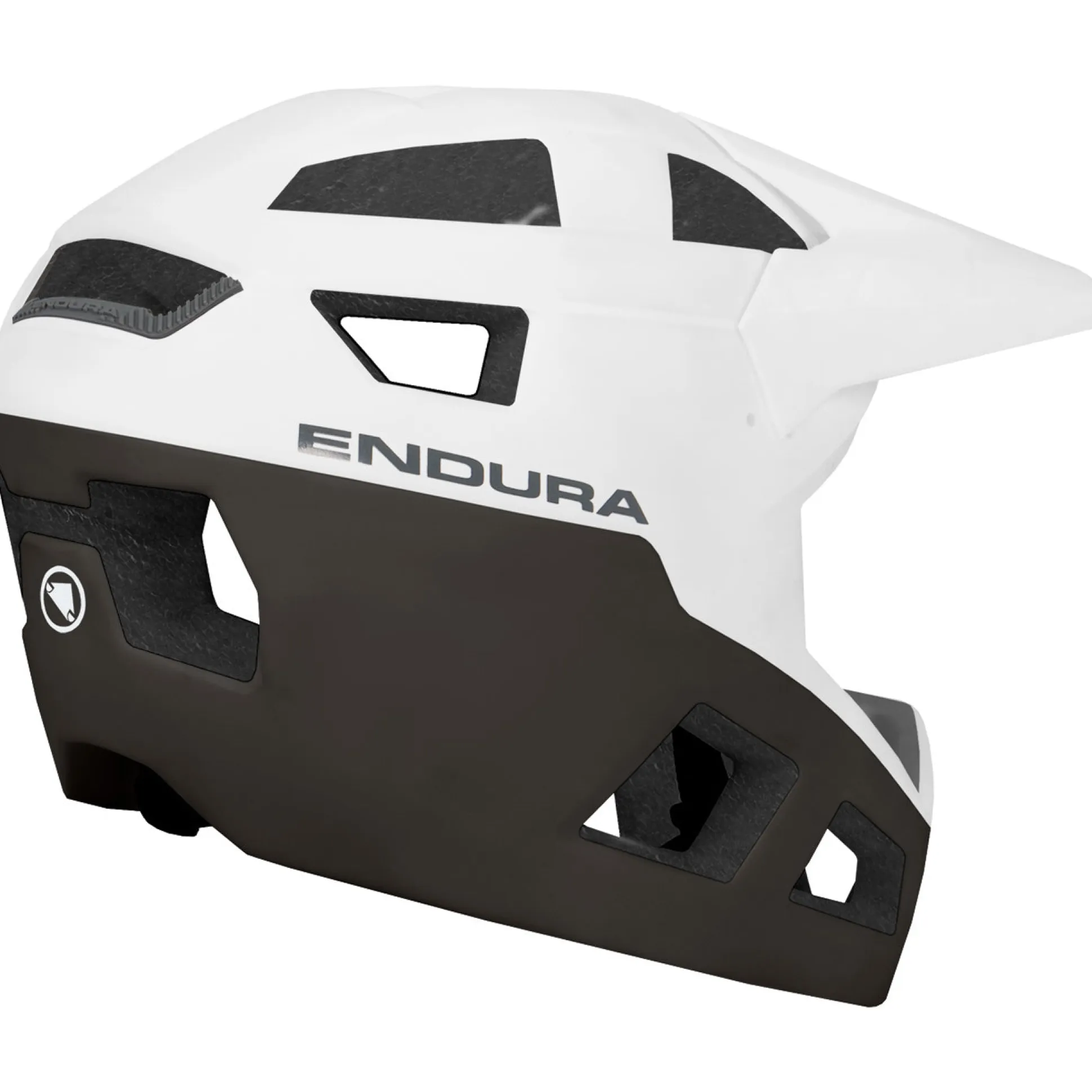 Casco Endura SingleTrack Full Face Mips - Bianco