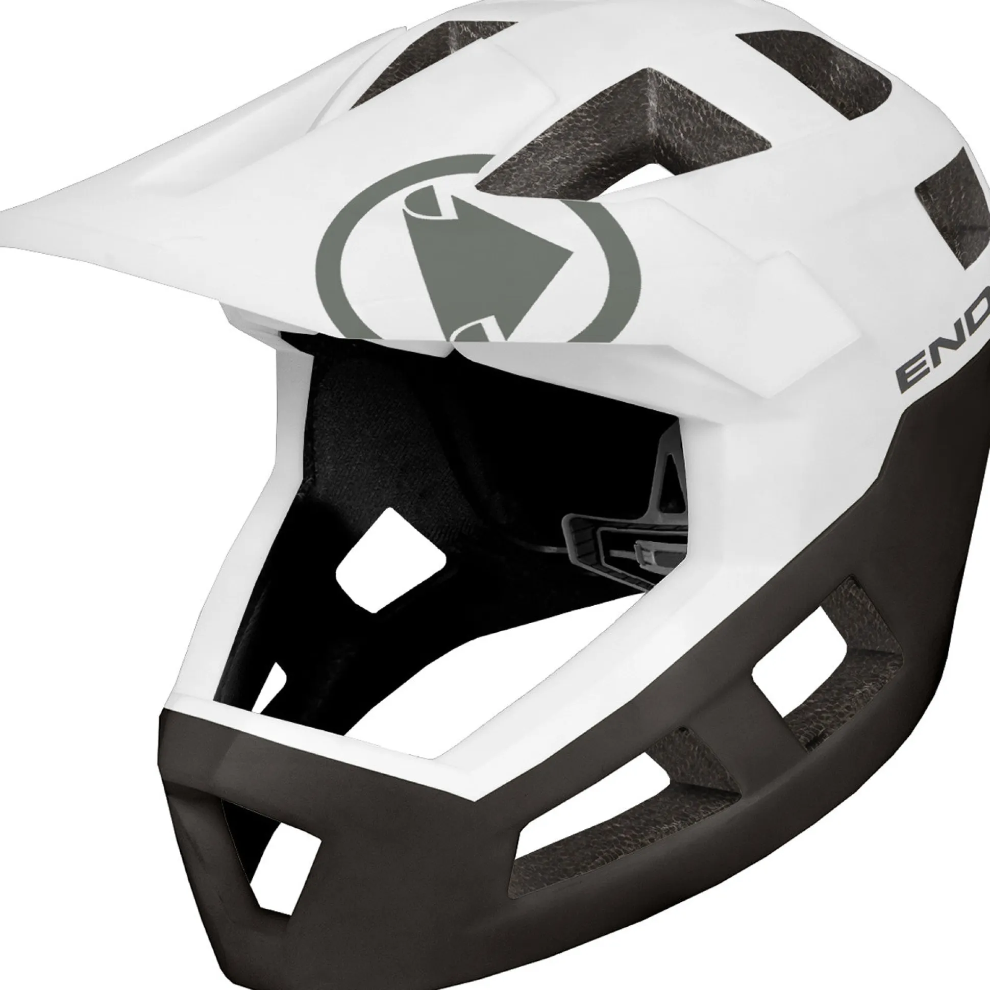 Casco Endura SingleTrack Full Face Mips - Bianco