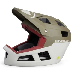 Casco Endura SingleTrack Full Face Mips - Verde