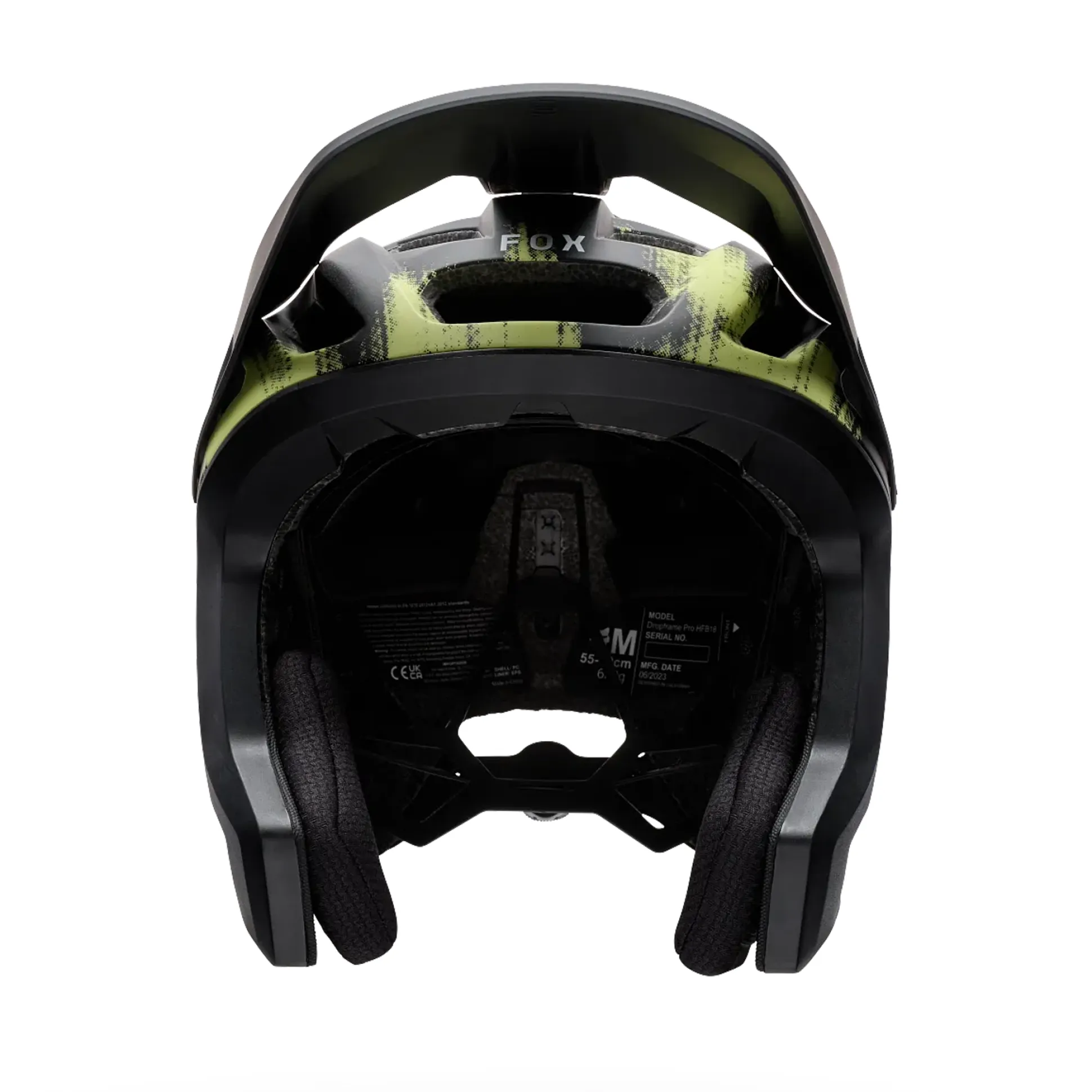 Casco Fox Dropframe Pro Flow - Nero