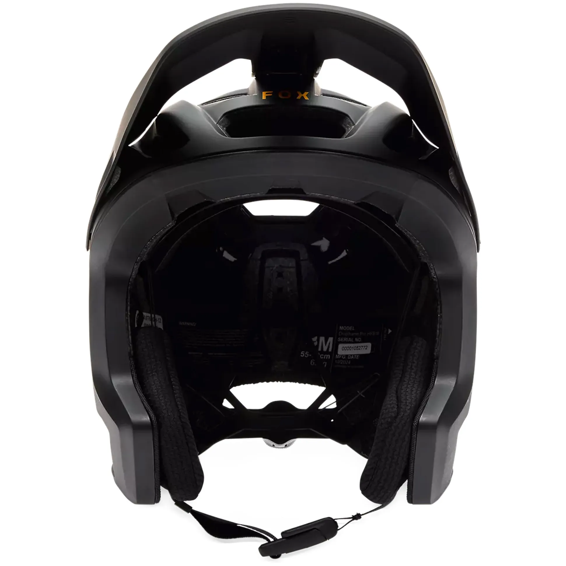 Casco Fox Dropframe Pro Kairos - Nero
