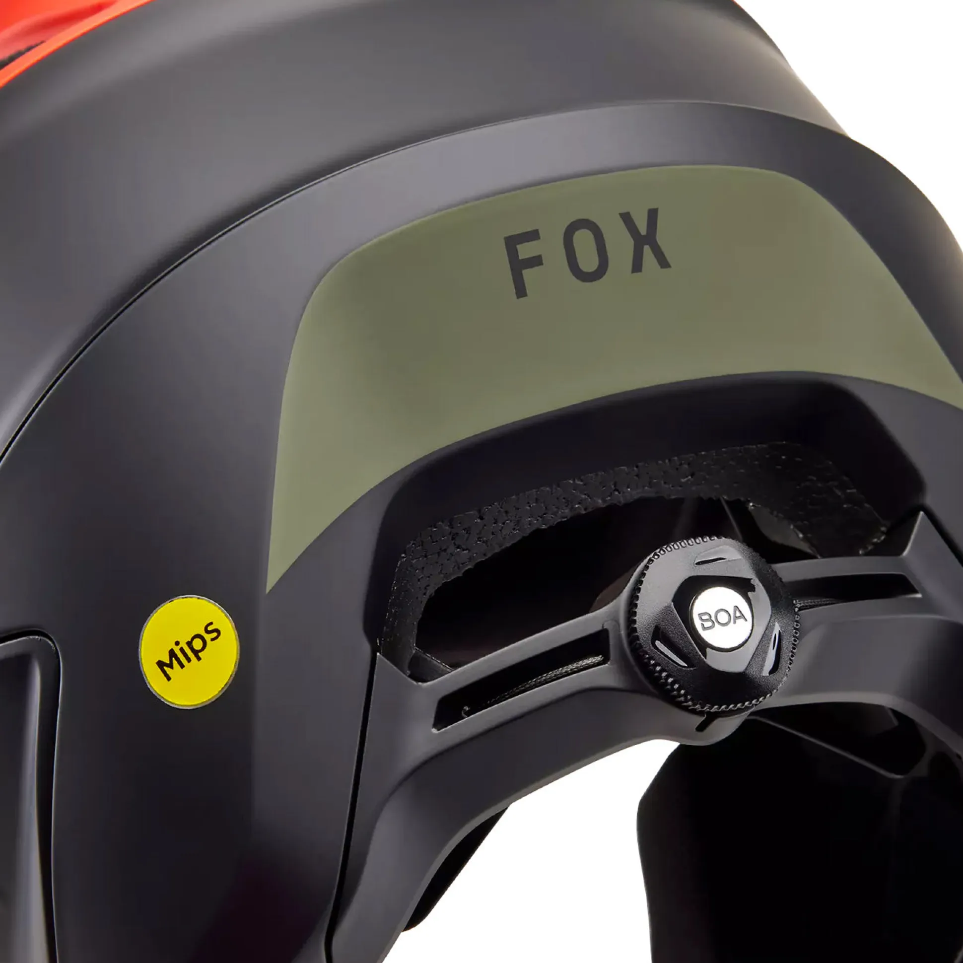 Casco Fox Dropframe Pro Mips - Arancio nero