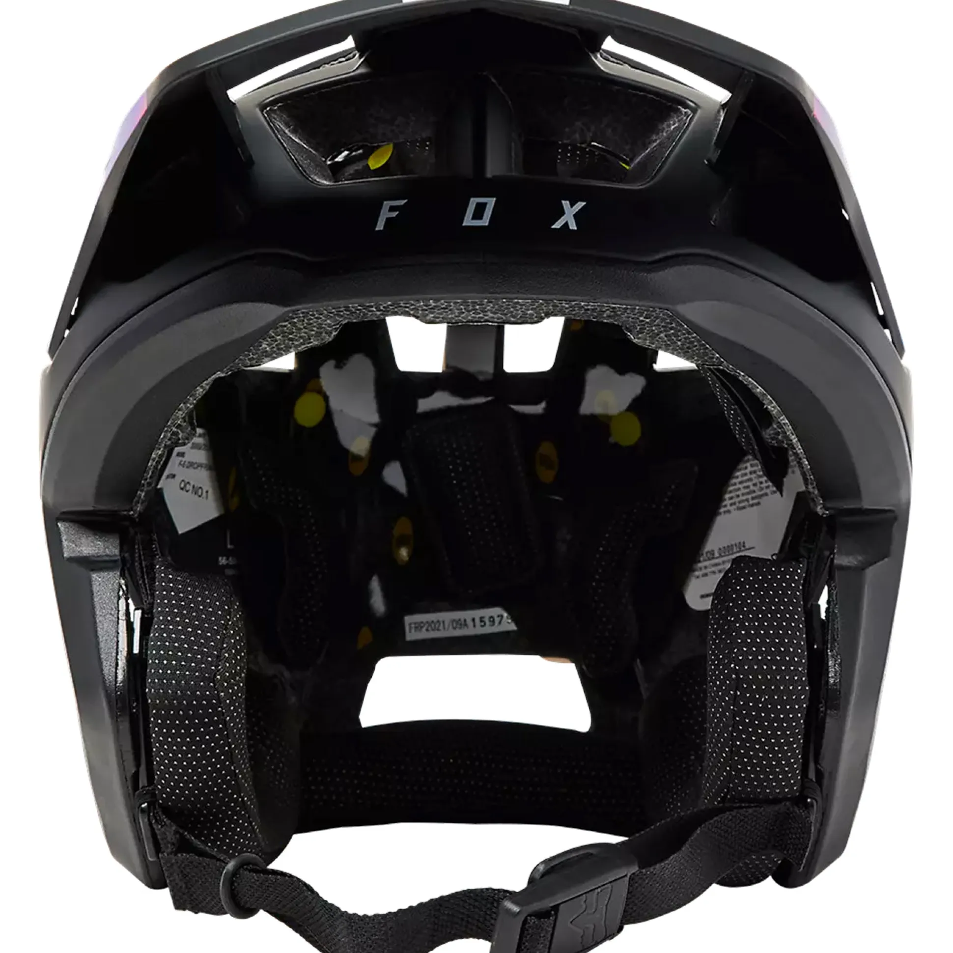 Casco Fox Dropframe Pro Rtrn - Nero