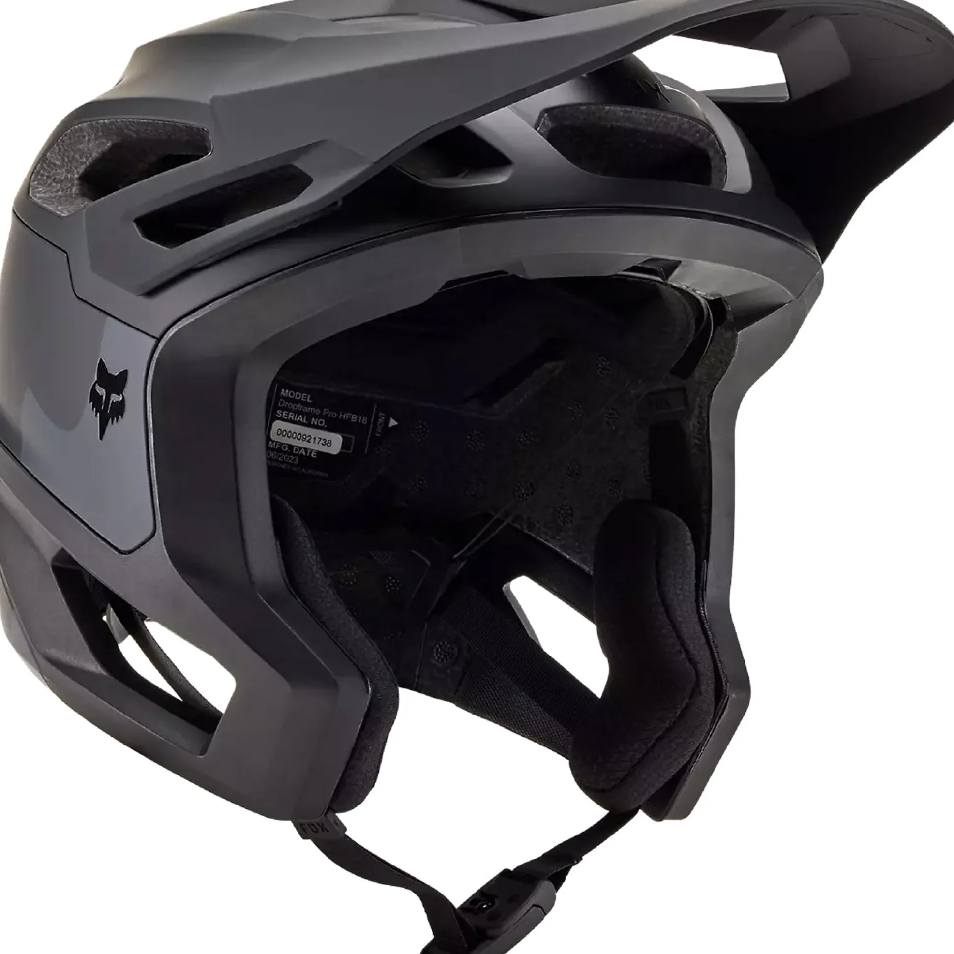 Casco Fox Dropframe Pro Runn - Nero