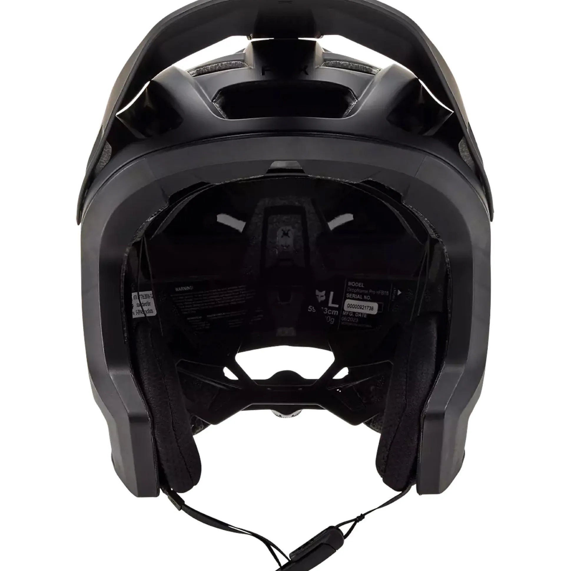 Casco Fox Dropframe Pro Runn - Nero