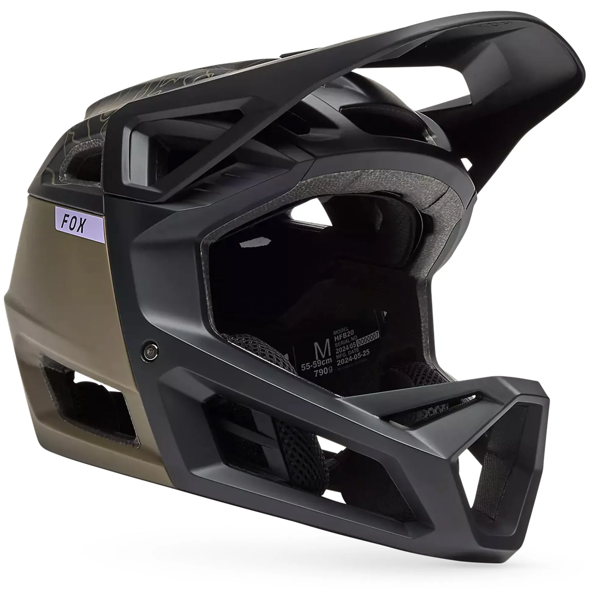 Casco Fox Proframe Frequency - Verde
