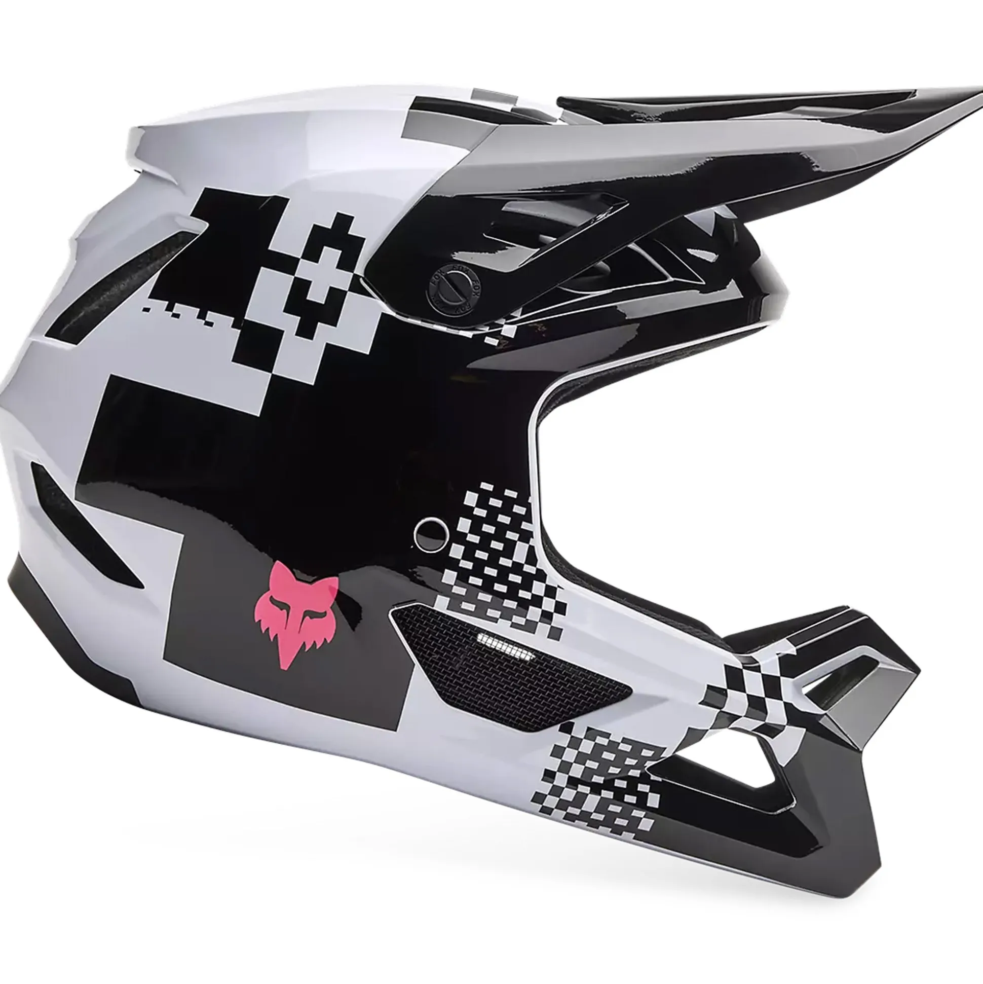 Casco Fox Rampage Digi Image - Bianco nero