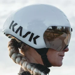 Casco Kask Bambino Pro Visor - Bianco