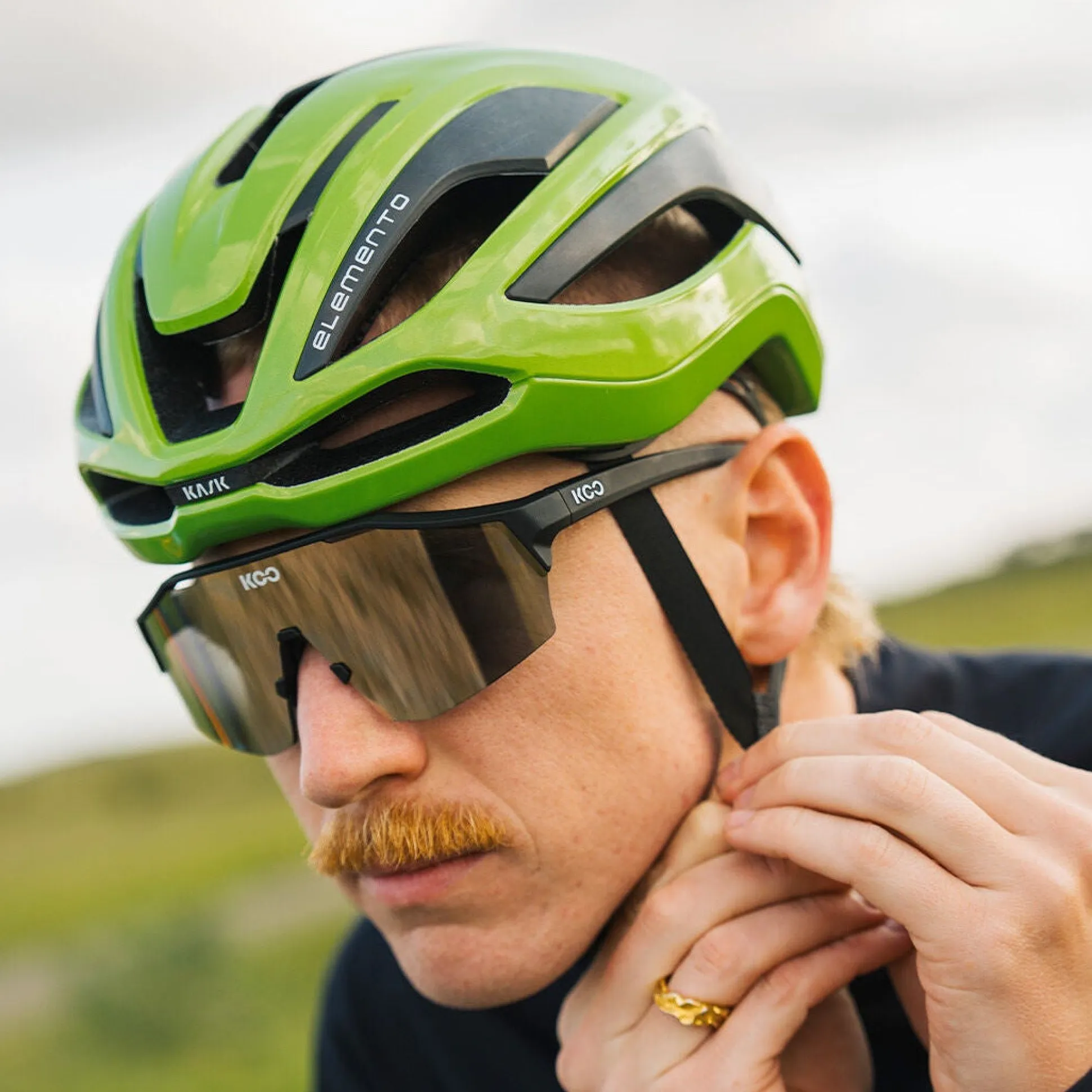 Casco Kask Elemento - Verde chiaro